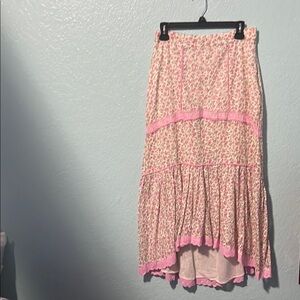 Floral Pink Skirt